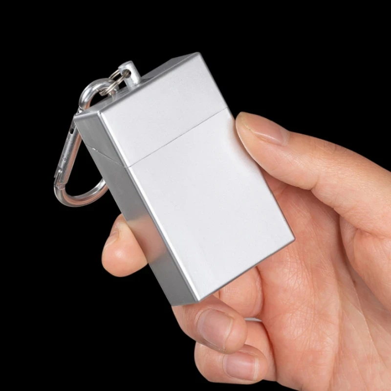 Mini Drawer Box Ashtray Creative Portable  With Key Chain Carabiner Metal Outdoor Ashtray Pocket Ash Tray 2024 New