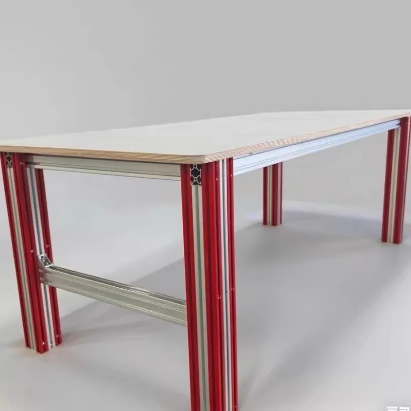 Computer desk optical axis birch table bedroom aluminum profile rectangular office workbench
