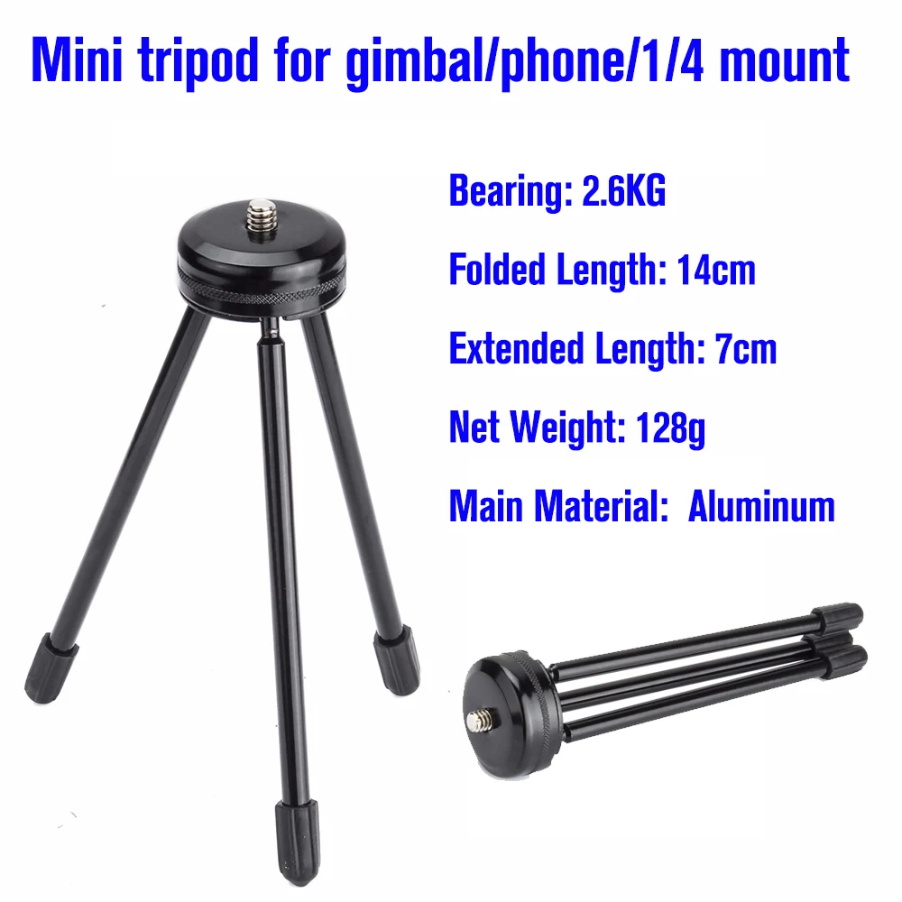 Table Tripod Phone Holder Stand for iPhone/Mini Camera Photographic Lighting Stand Fill Light Stand for Ring Light Ring Lamp