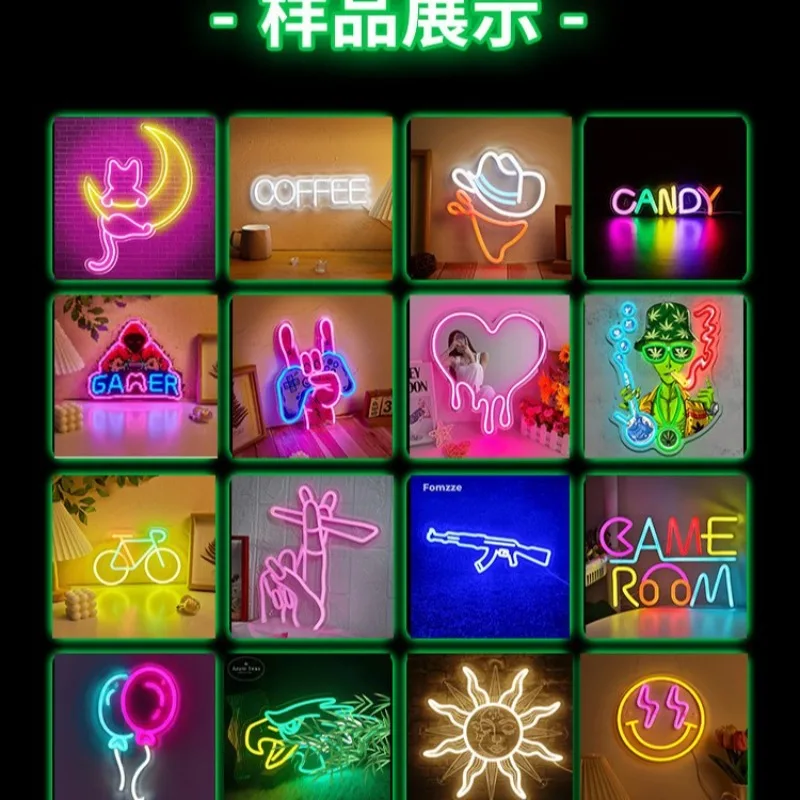 LED neon light, transparent acrylic advertising signs