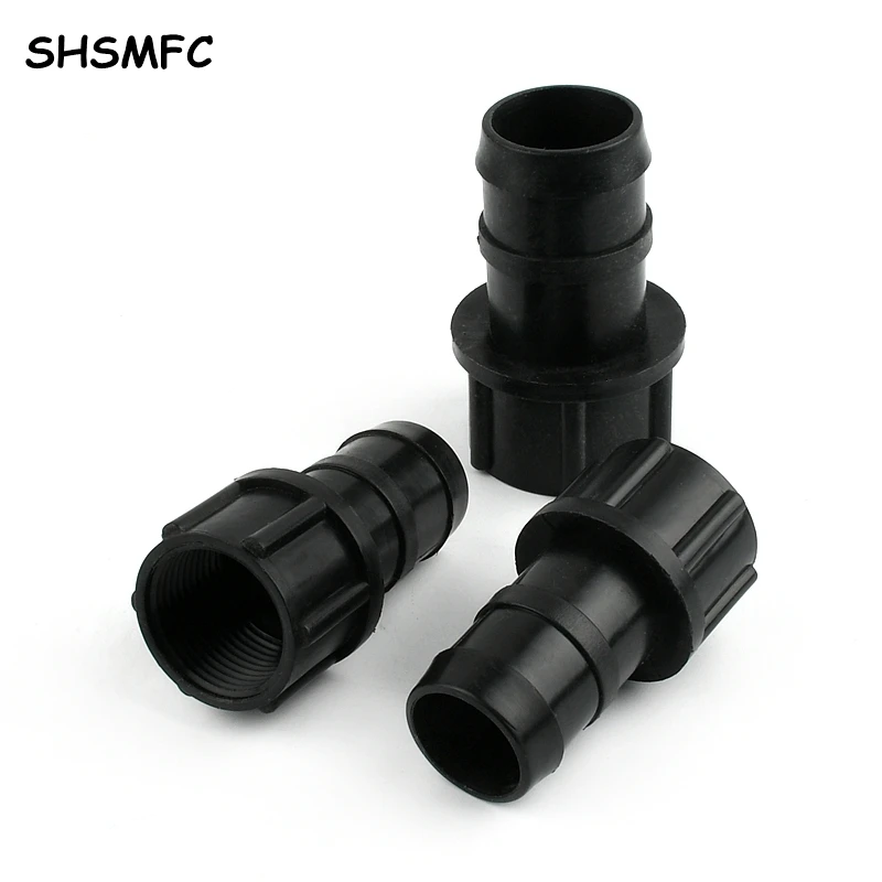 

1~10Pcs 1"-3" Female Thread To 31-88mm PE Pagoda Connector Hose Quick Connectors Aquarium Garden Irrigation Water Tube Fittings