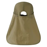 BASSDASH UPF 50+ Foldable Fishing Hat Baseball Cap with Removable Neck Flap Portable for Men Women Golf Hiking - Image 2