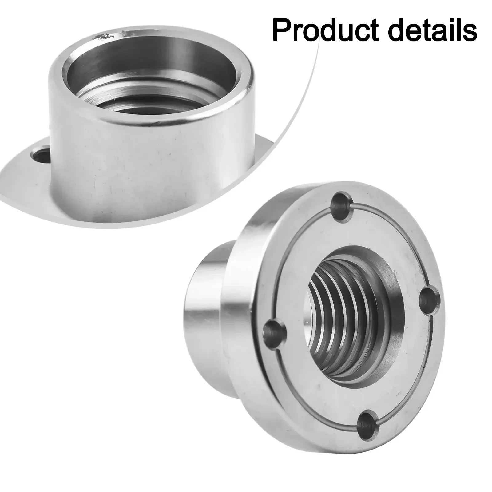 

2 Inch Flange Wood Turning Chuck Silver Color Woodworking Accessories 1 Pc Quantity 25.4mm Center Hole Diameter