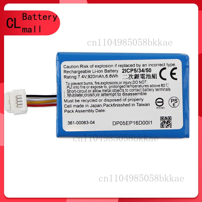 

Аккумулятор 361-00063-00 361-00063-04 для Garmin для BMW Motorrad Navigator 5 6 920 мАч