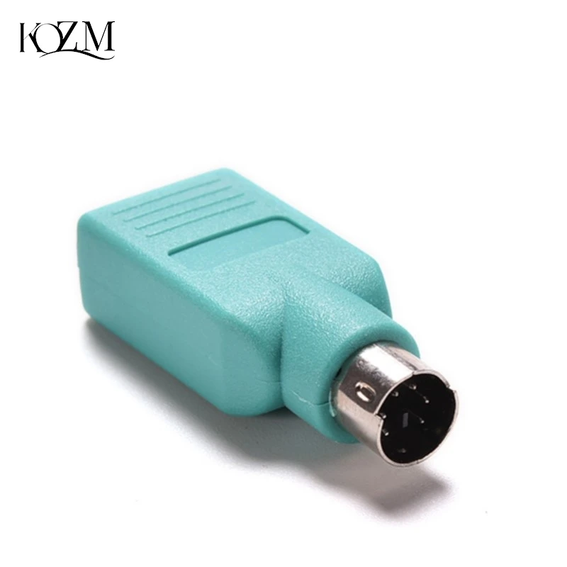 1PCS  USB Female To PS2 PS/2 Male Converter Adapter Keyboard Mouse Mice