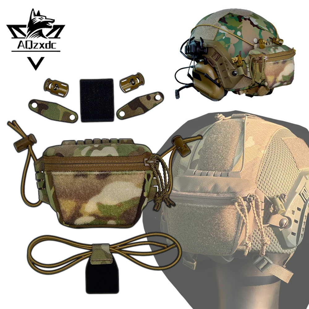 

Tactical Night Vision Goggles Battery Storage Bag Helmet Accessory Sundries Pouch Packet for CS Hunting Paintball Shooting