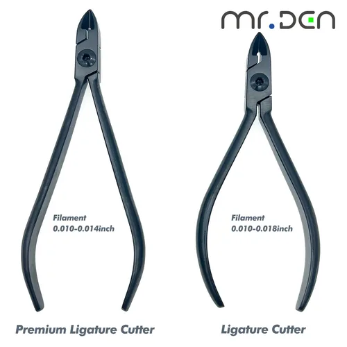 Imagen 2 del producto MR DEN-Alicates de ortodoncia Dental, Mini cortador de alambre ligero, alicates para ligadura, herramientas dentales, cables de arco de ortodoncia