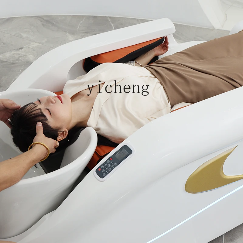 

TQH Intelligent Electric Massage Shampoo Bed Hairdressing Automatic Water Circulation Fumigation Head Recuperation Hair Shop Bed