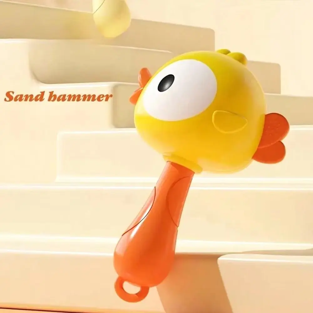 Kawaii Kunststoff Kinder Frosch Sand Hammer Interaktive Weiche Instrument Sand Hammer Trinkwasser Beschwichtigen Ente Sand Hammer Kinder