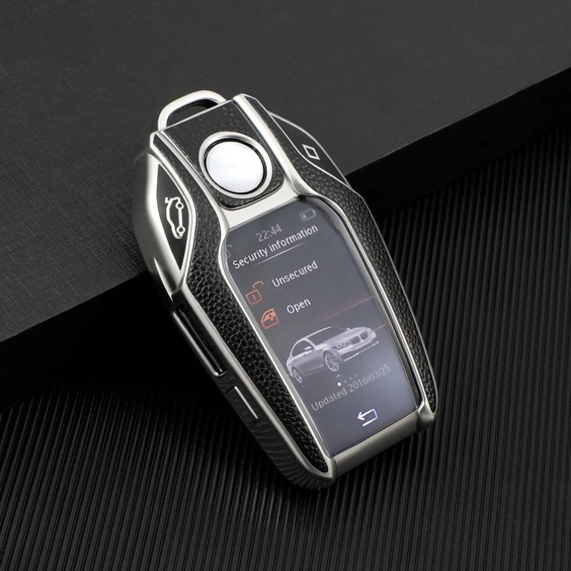 

TPU Full Car Key Case for BMW 7 Series 740 6 Series GT 5 Series 530i X3 Display Keys Cover Fob Auto Protect Shell Accessories