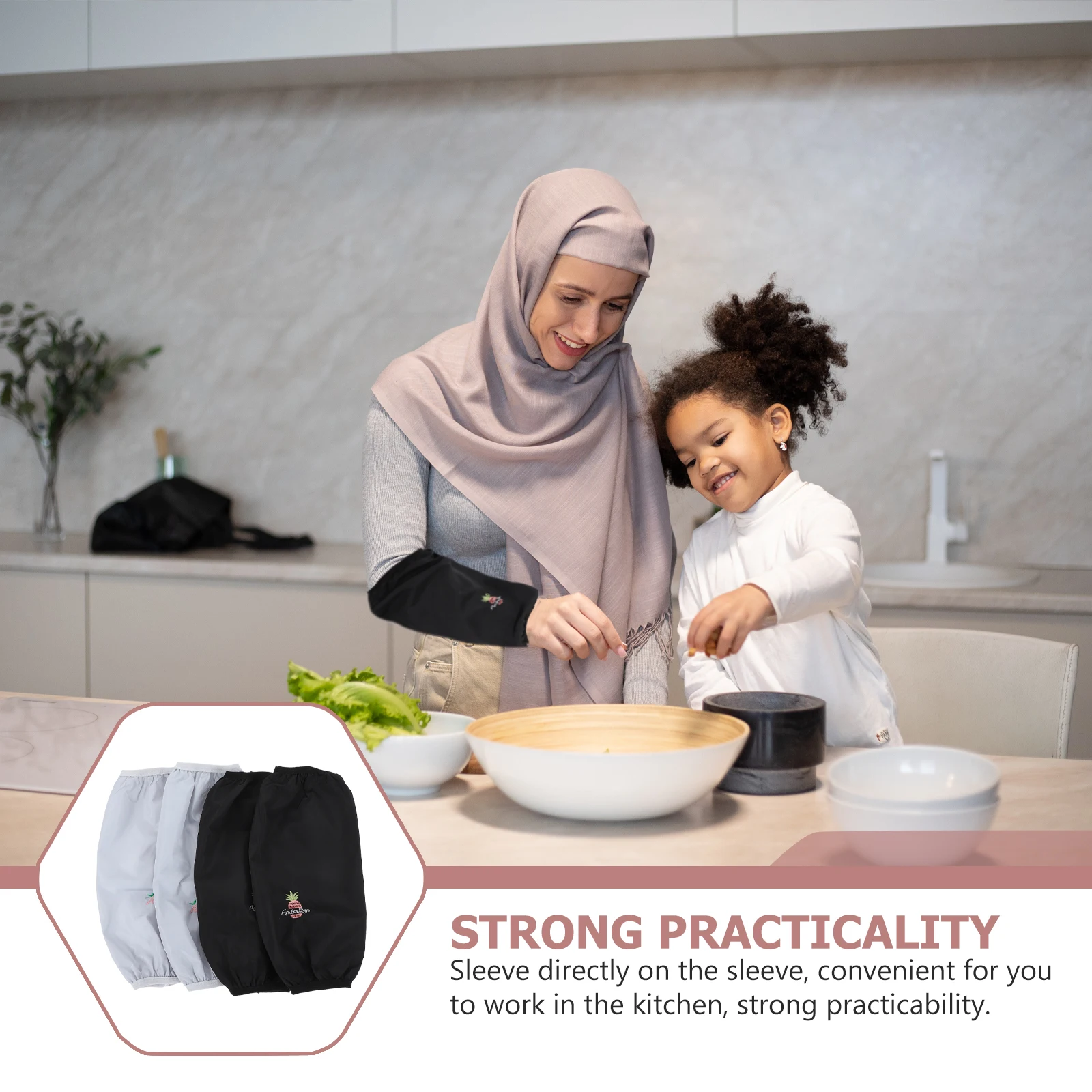 Waterproof Sleeve Protective Kitchen Sleeves Oil-Proof Anti-Fouling Arm Cover Universal Design Stain for Cooking