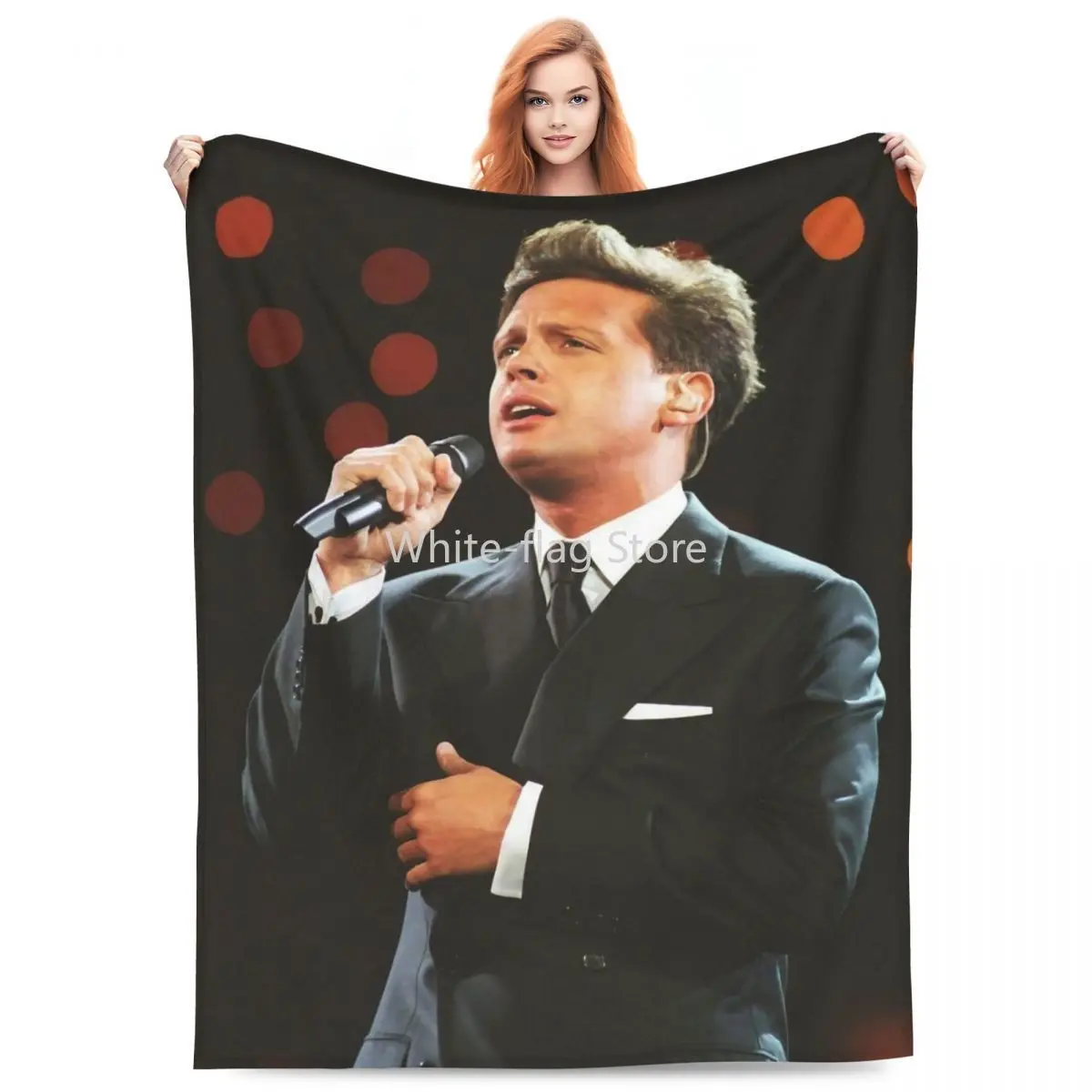 

Warm Soft Blankets Travelling L-Luis Miguel Throw Blanket Mexican Singer Flannel Bedspread Couch Bed Funny Sofa Bed Cover