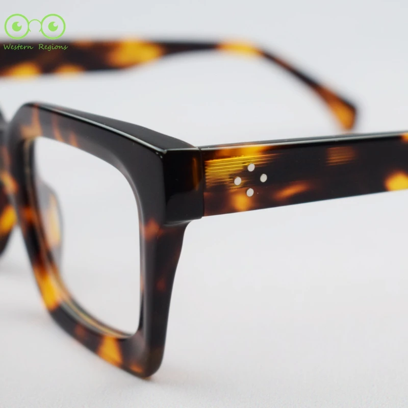 إطار نظارات قصر النظر بتصميم ياباني مصنوع يدويًا، إطار عتيق للرجال والنساء، إطار عين عصري للرجال والنساء