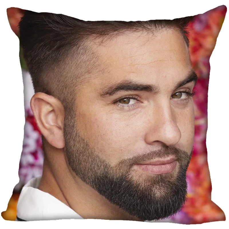 New Arrival Kendji Girac Pillow Cover Bedroom Home Office Decorative Pillowcase Square Zipper Pillow cases Satin Soft No Fade