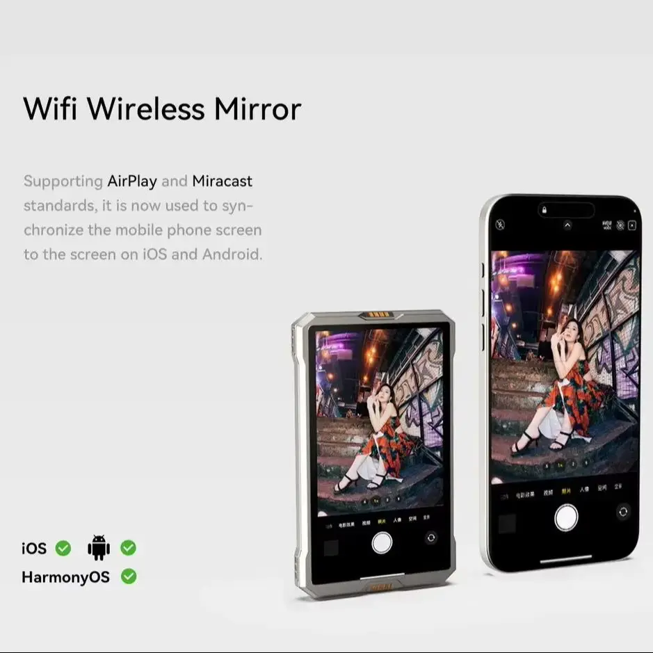 Fotorgear Magnetic Monitor Screen MS02 Used To Phone Rear Camera for Selfie Vlog or Live Stream TikTok Compatible with iPhone