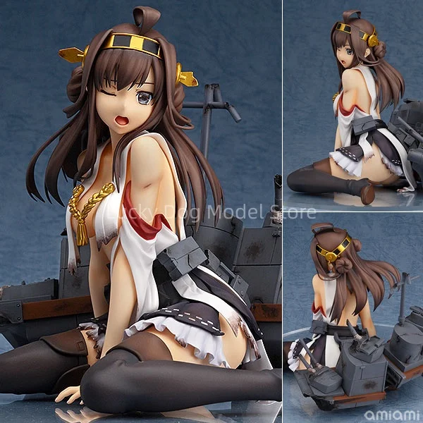 100% Original Kantai Collection -Kan Colle- Kongo Half-damage ver. 1/8  Action Figure Anime Model Toys Gift
