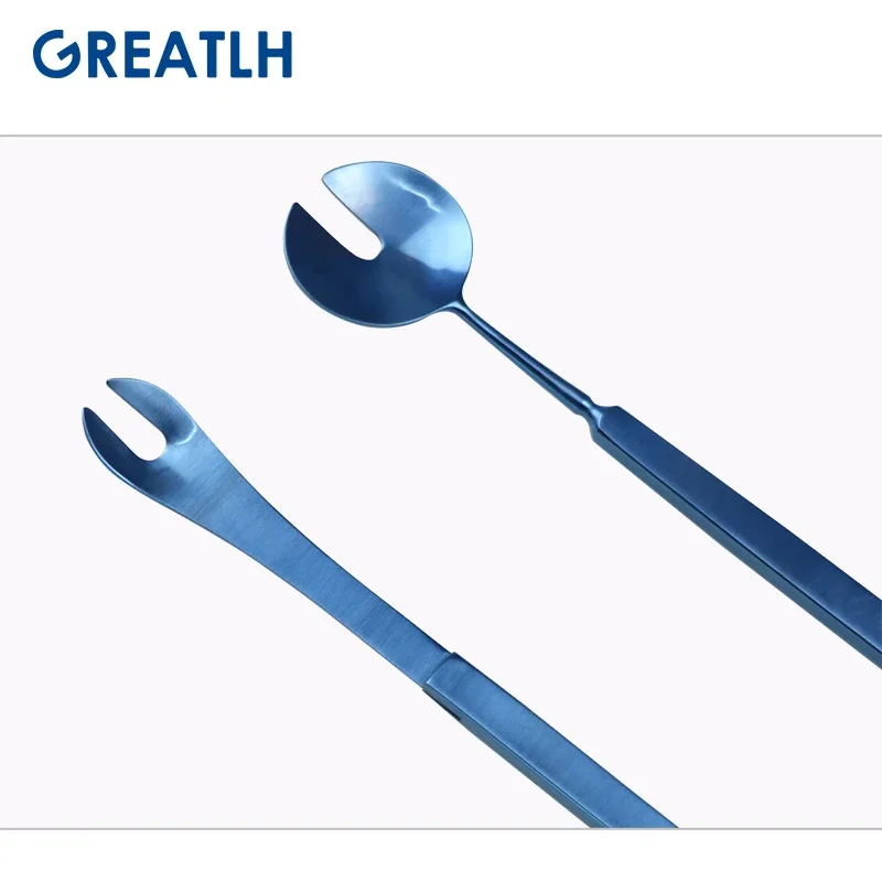 Wells Enucleation Spoon Titanium Alloy Ophthalmic Surgery Instruments Schepens Orbital Retractor Eye Removal Device