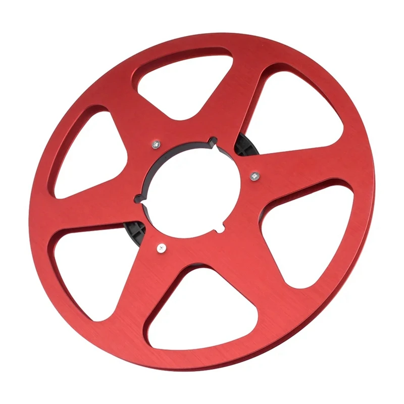 10Inch Metal Tape Reel Open Reel Empty Tape Reel 6 Hole Open Reel Audio Aluminum Takeup Reel