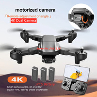 Professional Drone 4K HD Dual Camera GPS Optical Flow ESC Camera Foldable RC Quadcopter GPS Position Aircraft For Boy Kid Gifts