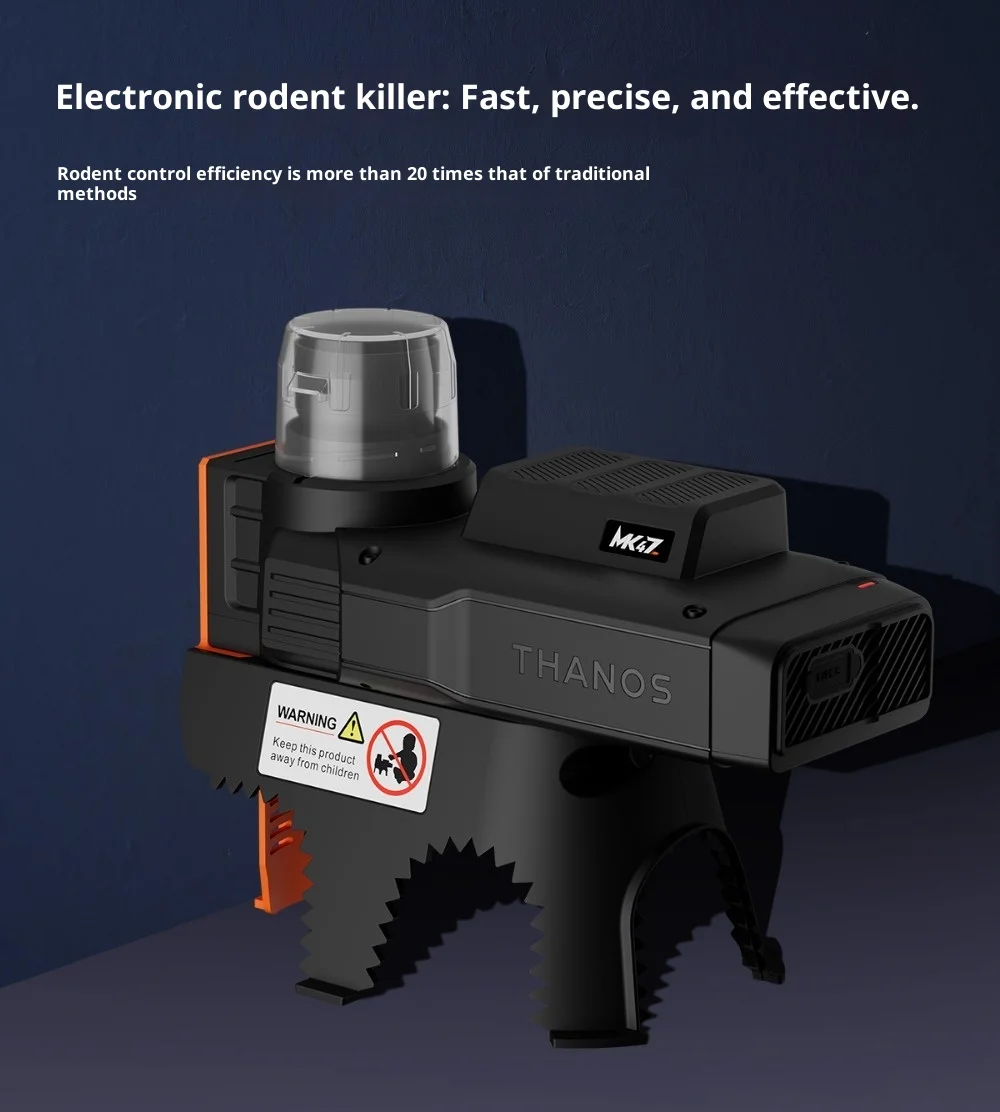 Elektrische Kohlenstoffdioxidfreie Nagerfalle, Automatische Humane Nicht-Toxische Ratten- und Mäusefalle, Ratten- und Mäusefallen-Set – Detail 2
