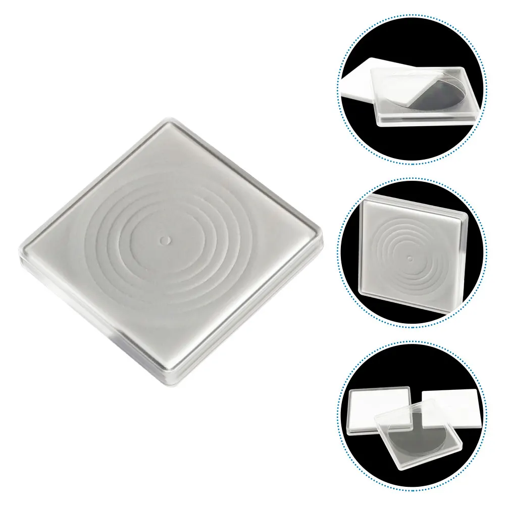 20pcs Square Adjustable Coin Collection Case Transparent Capsules For Commemorative Coins Storage Box Coin Organizer Plastic