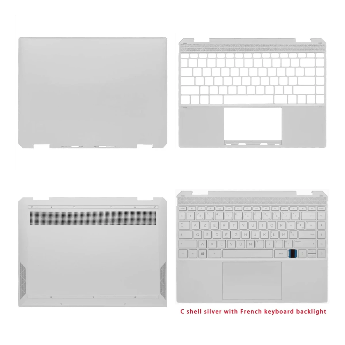 

for Spectre 14-EA x360 , TPN-Q250 laptop: LCD rear cover, front panel, palm rest, keyboard hinge, bottom case, ABCD cover shell