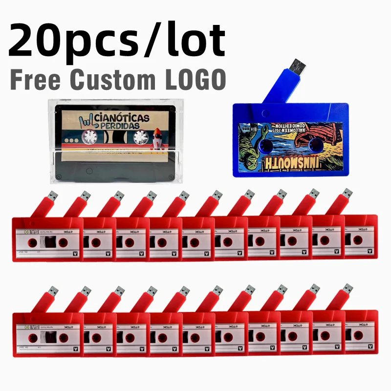 20Pcs/lot Color Model USB2.0 Flash Drive 128MB 2GB 4GB 8GB 16GB 32GB 64GB 128GB Transparent Box Free Custom LOGO