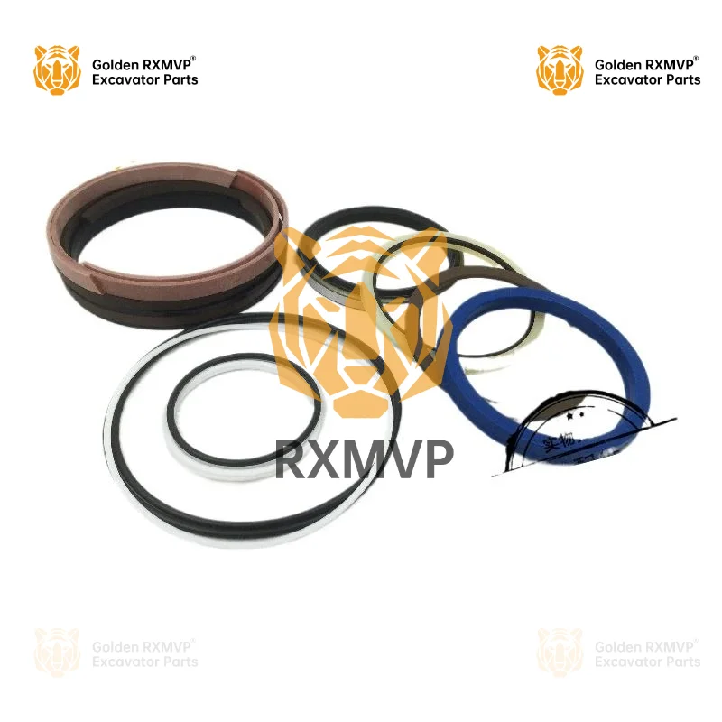 For Kobelco SK60-6/SK60-7 Big Arm Middle Arm Bucket Arm Oil Cylinder Oil Seal Repair Kit Excavator Accessories