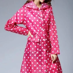 Fashion Ultra-thin Girls Personality Rain Coat  Women Adult Rain Jacket Waterproof Raincoat Outdoor Long Poncho