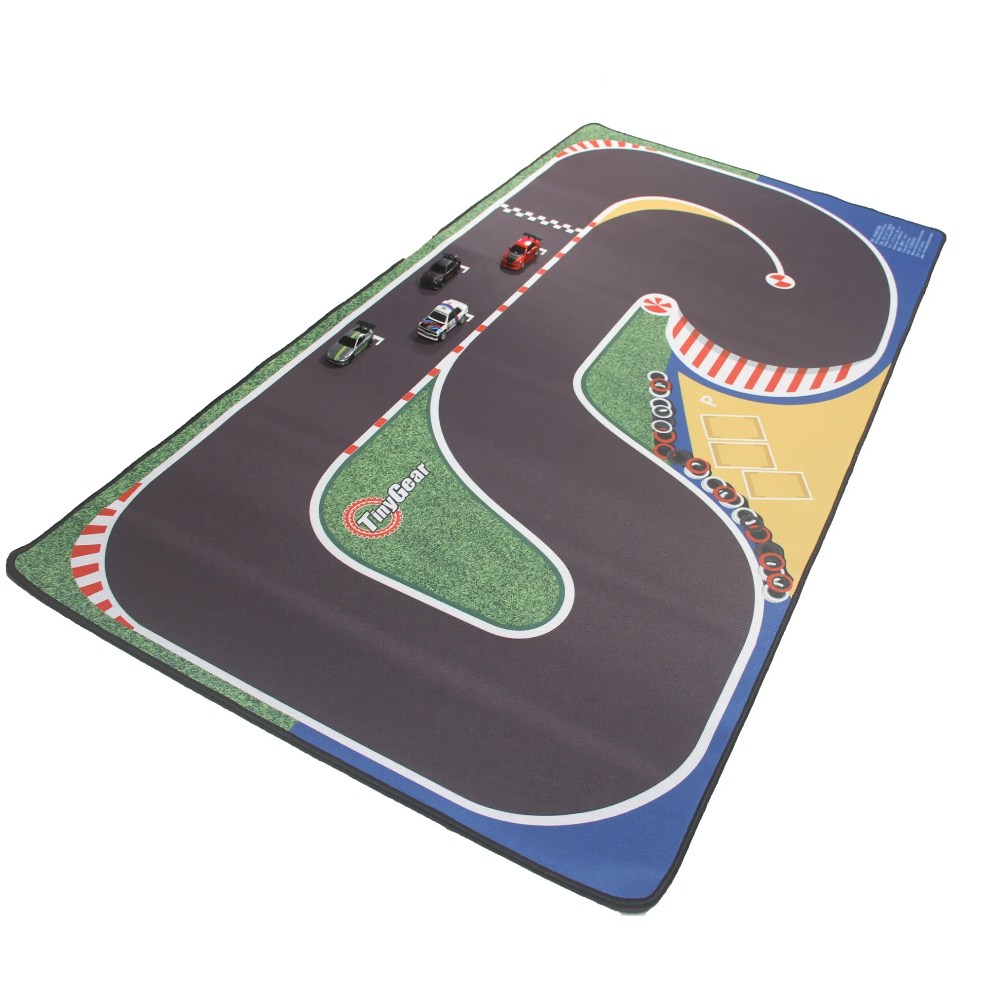 HSP 110x55cm Portable Rubber Track Mat 1100x550mm 1/64 1/76 RC Mini Car Track Race Runway Accessories for RC Table Drift Car