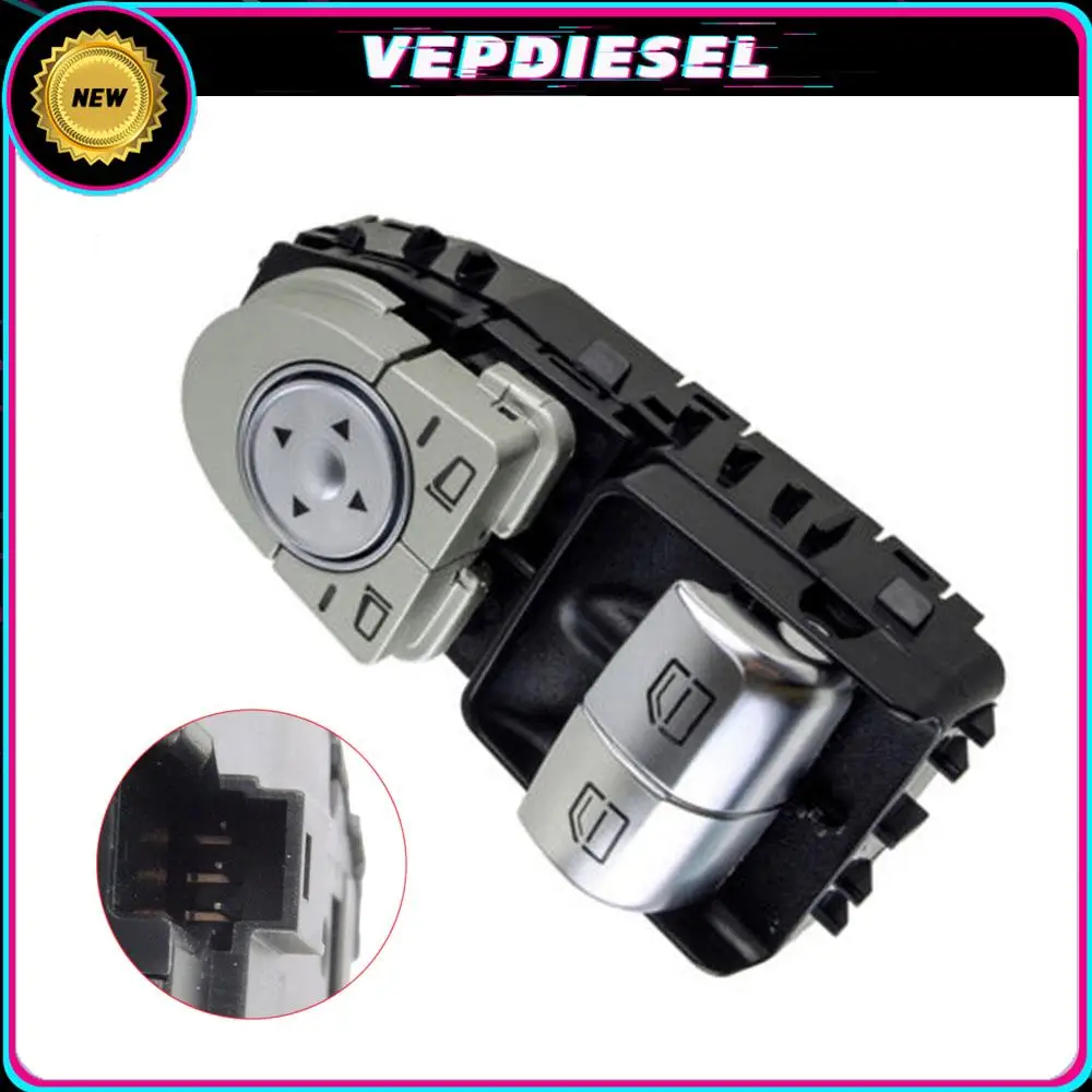 

1PCS Electric Window Switch Glass Lift Switch New A2059050302 2059050302 For 2017-2020 Mercedes-Benz C43 AMG Car Interior Parts