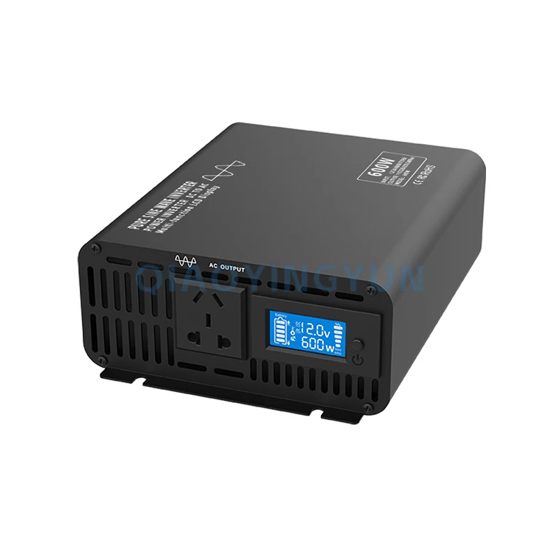 12v 24V 36v 48v 60v 72v 84v DC to AC 110v 220v 600W Lcd Display Off Grid Pure Sine Wave Power Inverter charger