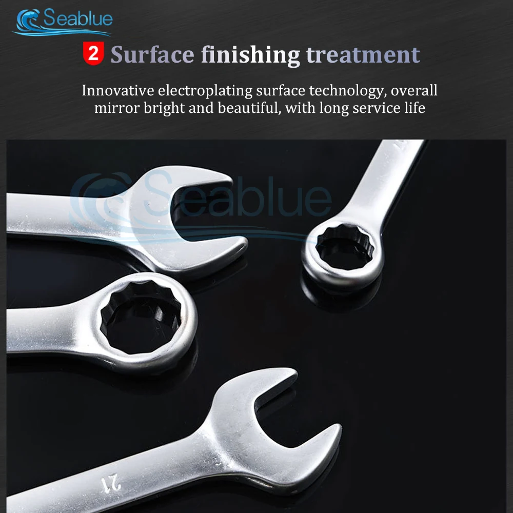 12/6pcs Multifunctional Adjustable Wrench Set 180 Degree Adjustable Open End Wrench Automotive Maintenance Manual Tool