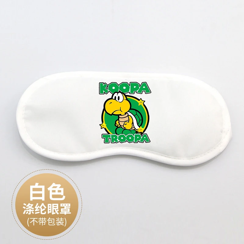 Super Mario Polyester Eye Mask Cartoon Game Character Printed Sleeping Eyeshade Cute Bed Accessories Kawaii Decoration Gifts New