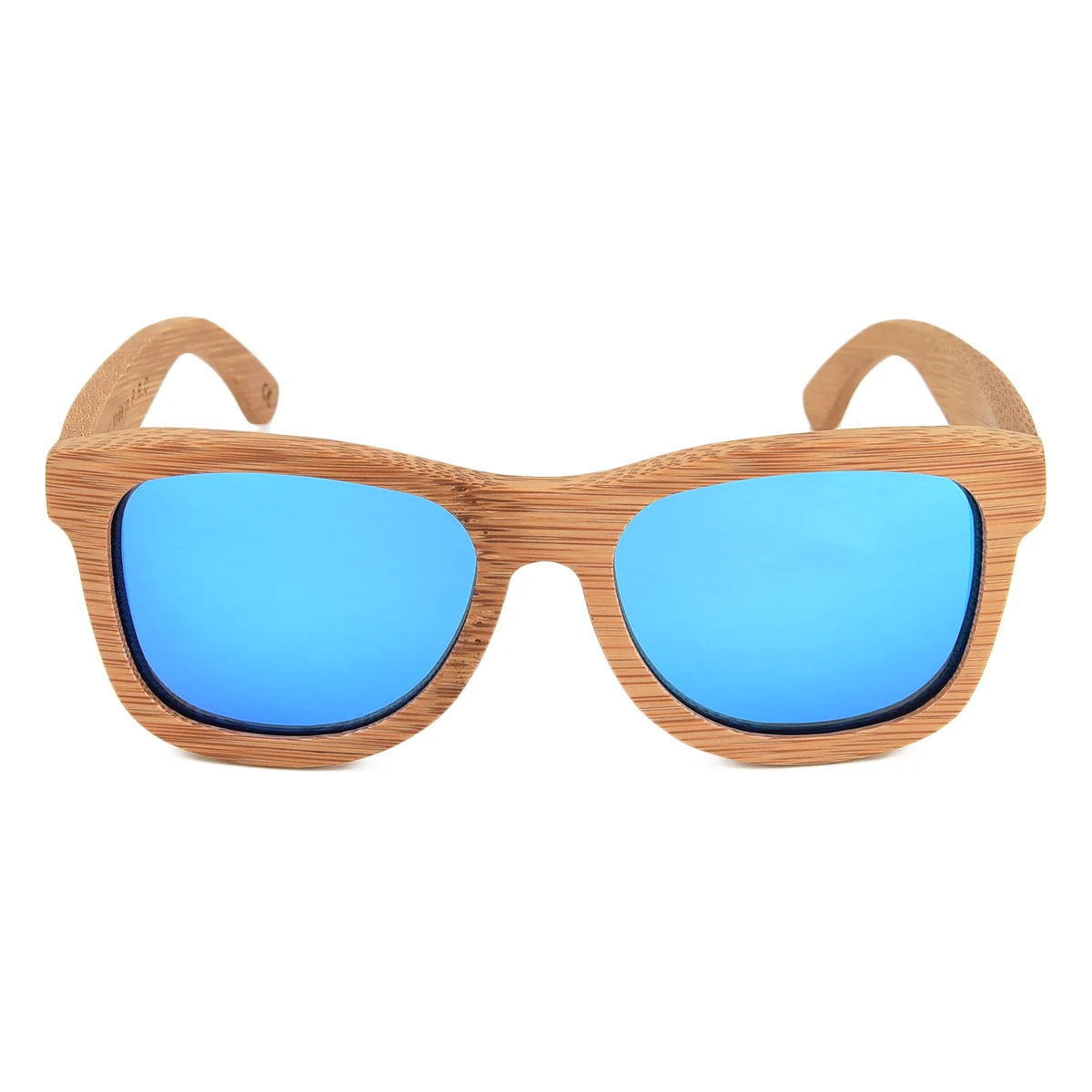 JANGOUL Unisex Carved Design Sunglasses Classic Bamboo Wooden Frame Polarized Vintage Natural Men Women Retro Handmade Eyewear