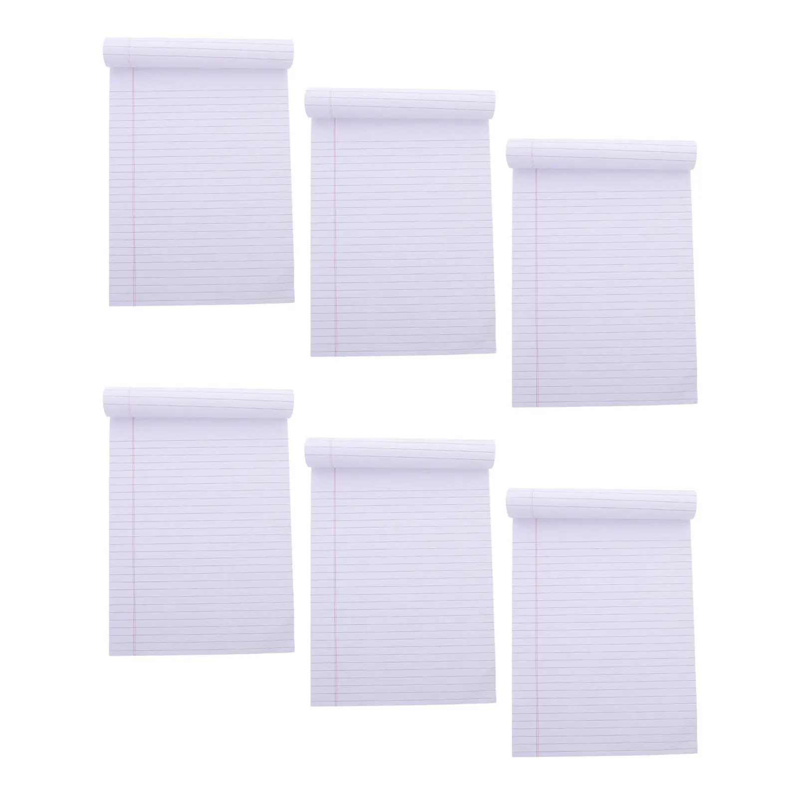 6-legal-pad-notepads-8-x-5-inch-a5-college-ruled-smooth-thick-paper-for-office-school-home-to-do-lists-journaling