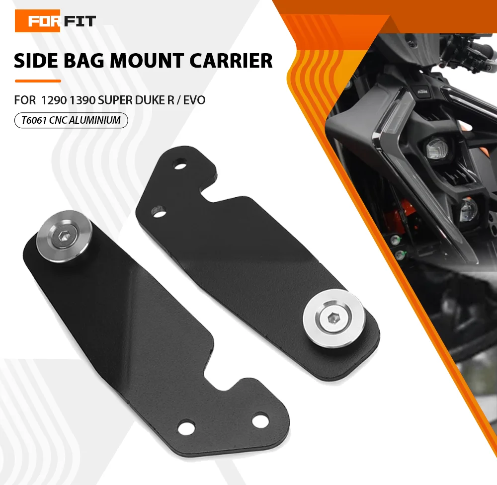 

For 1290 Super Duke R EVO 2022 2023 1390 Super Duke R 2024 2025 Aluminium Side Bag Mount Carrier Bracket Motorcycle Accessories