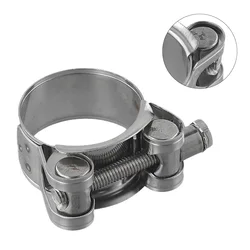 1PCS 호스 클램프 스테인레스 스틸 헤비 듀티 T-볼트 벤트 유형 17-19mm 20-22mm 23-25mm 26-28mm 29-31mm 32-35mm 홈 하드웨어
