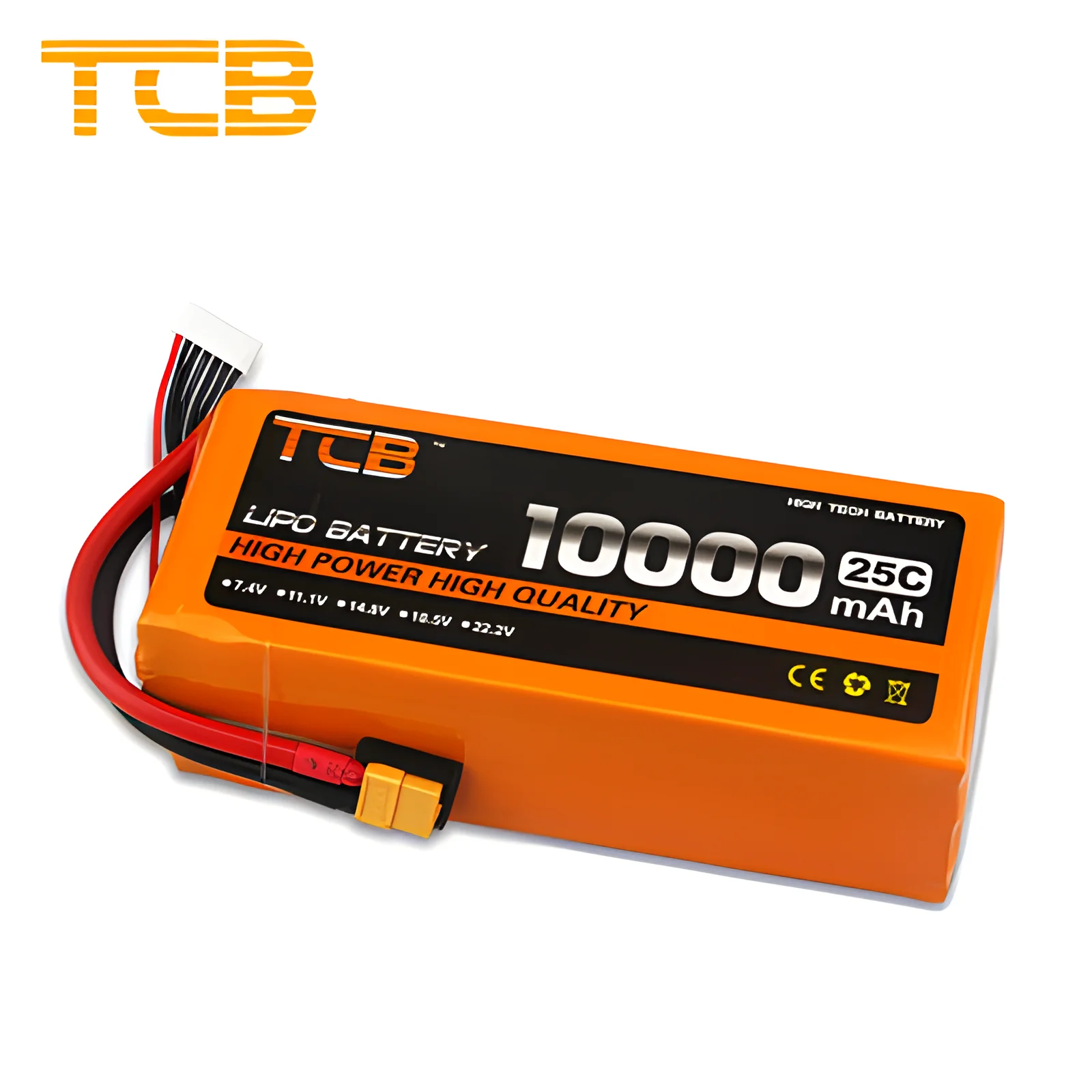 Batteria LiPo RC 2S 7.4V 3S 11.1V 4S 14.8V 5S 6S 22.2V 10000 mah25c 30 c35c 40 c60c agricoltura. Parti del Drone batteria per UVA Airch