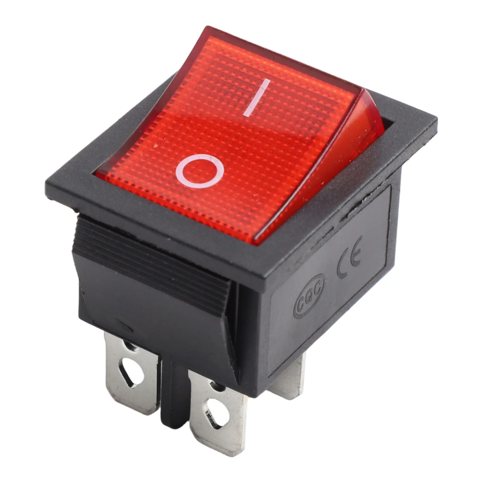 16A Power Switch 4-Pin Power Button Red Light Indicator Secure And Reliable Connections Temperature Range -20 To 55 ℃