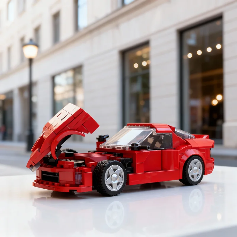 302 個 MOC シティ チャンピオンズ ダッジ バイパー GTS SR II モデル ビルディング ブロック 建設玩具 教育 クリスマス ギフト アイデア ブリック