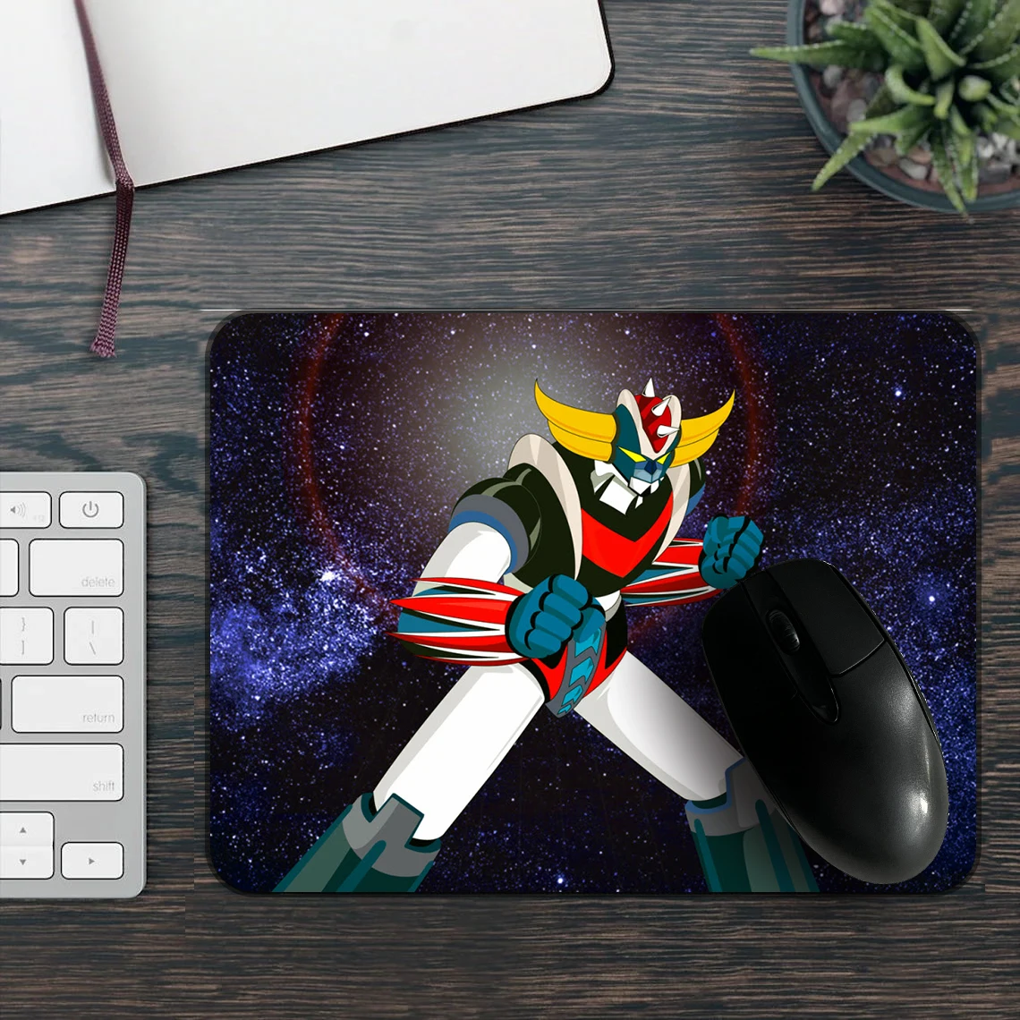 Mini Rubber Mouse Pad Goldorak Gaming Speed Office Computer Accessories Desk Mat Small Size UFO Robot Grendizer 1pc/2pc Packing