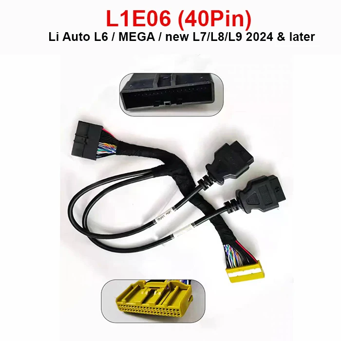 For Li Auto L1E05 L1E06 CAN Bus Diagnostic Cable for L6 L7 L8 L9 OBD Harness Direct ECU Connection Diagnostic Wire