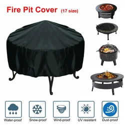 Cubierta negra impermeable para barbacoa, accesorios para parrilla, antipolvo, lluvia, Gas, carbón, barbacoa eléctrica, suministros para barbacoa