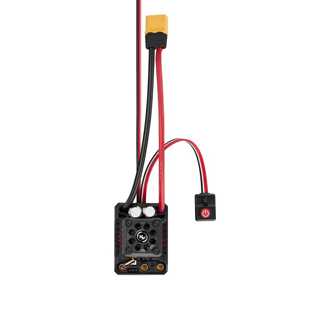 

Hobbywing QUICRUN WP 10BL120 G2 ESC 120A 2-4S Lipo Speed Controller Brushless Sensorless for 1/10 1/12 RC Car Toy Spare Part