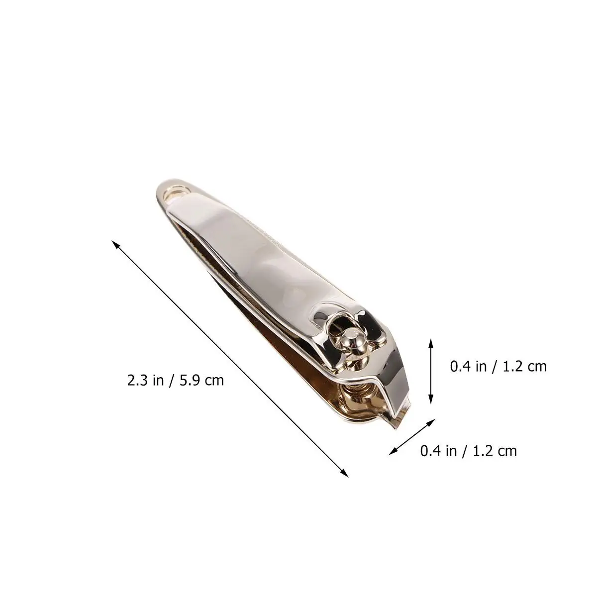 

3PCS Coated Carbon Steel Nail Scissors Nail Shop Special Manicure Tools Multifunction Nail Clippers(Golden)