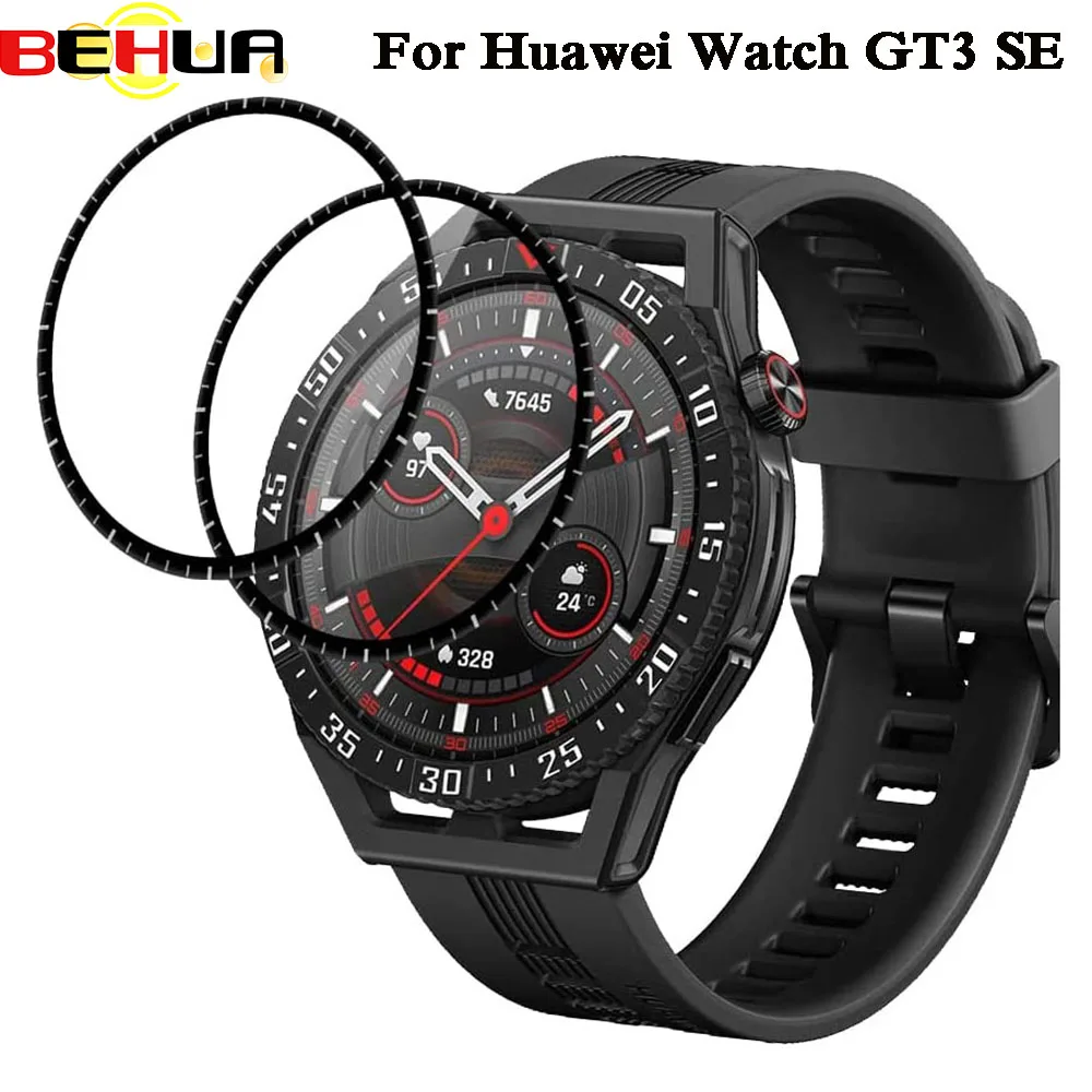

Защитная пленка BEHUA для экрана Huawei Watch GT3 SE SmartWatch, пленки, полностью прозрачная крышка, 3D гибкая изогнутая, не стекло