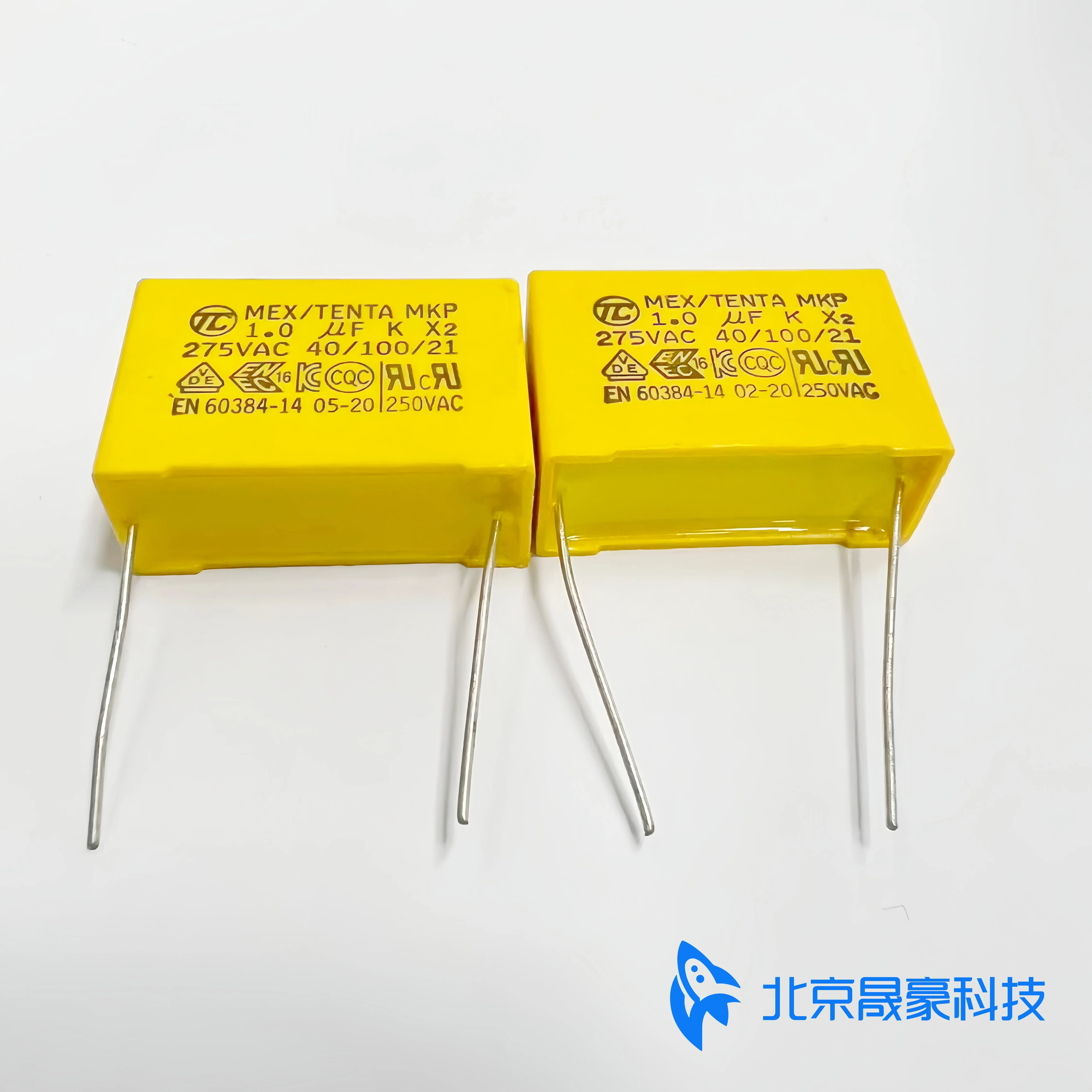 10pcs TC HQX X2 1UF275VAC 250V 275V 1UF 105 P:27.5MM Safety Film