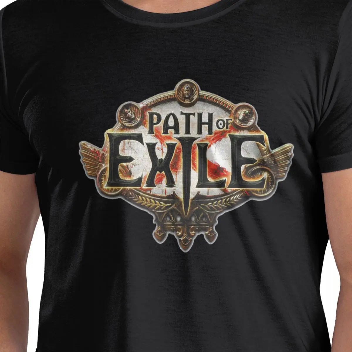 

Футболка Path Of Exile Games Gaming из 100% хлопка, мужские модные футболки, мужские футболки с круглым вырезом и коротким рукавом, S-6XL