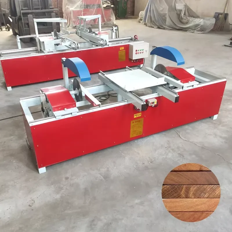 CE Certification Factory Directly Automatic Double-ended Flush Saws Hydraulic 45 Degree Double-ended Flush Saws Wooden Panel